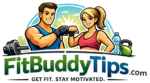 fitbuddytips logo design for fitness blog