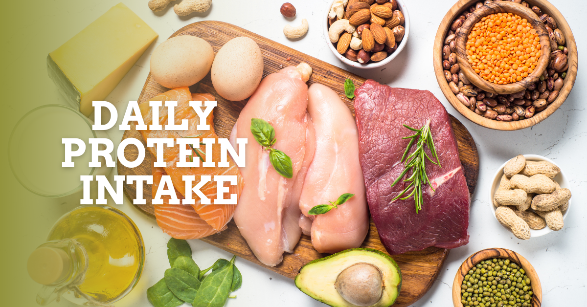 Protein-rich foods including eggs arranged on a table